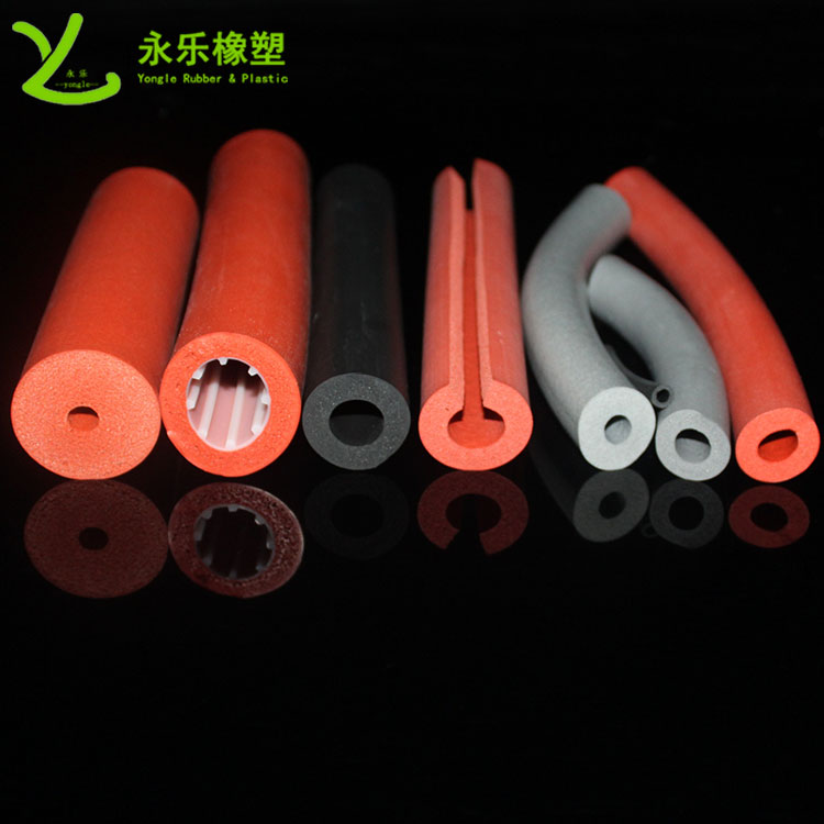 發(fā)泡硅膠管，擠出發(fā)泡硅膠管，耐高溫發(fā)泡硅膠管