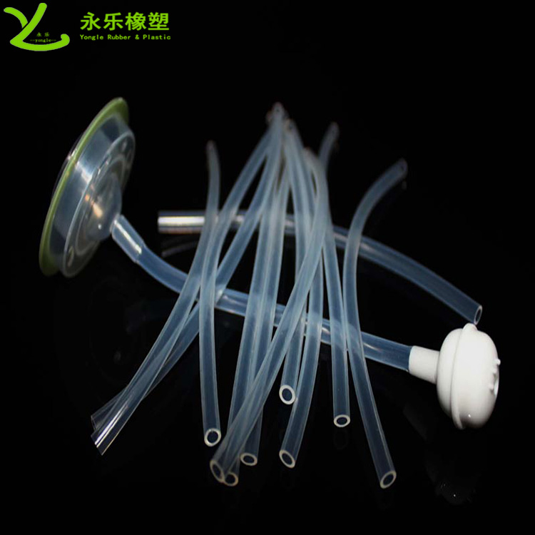 擠出奶瓶硅膠管，食品級(jí)透明奶瓶硅膠管，耐高溫硅膠管