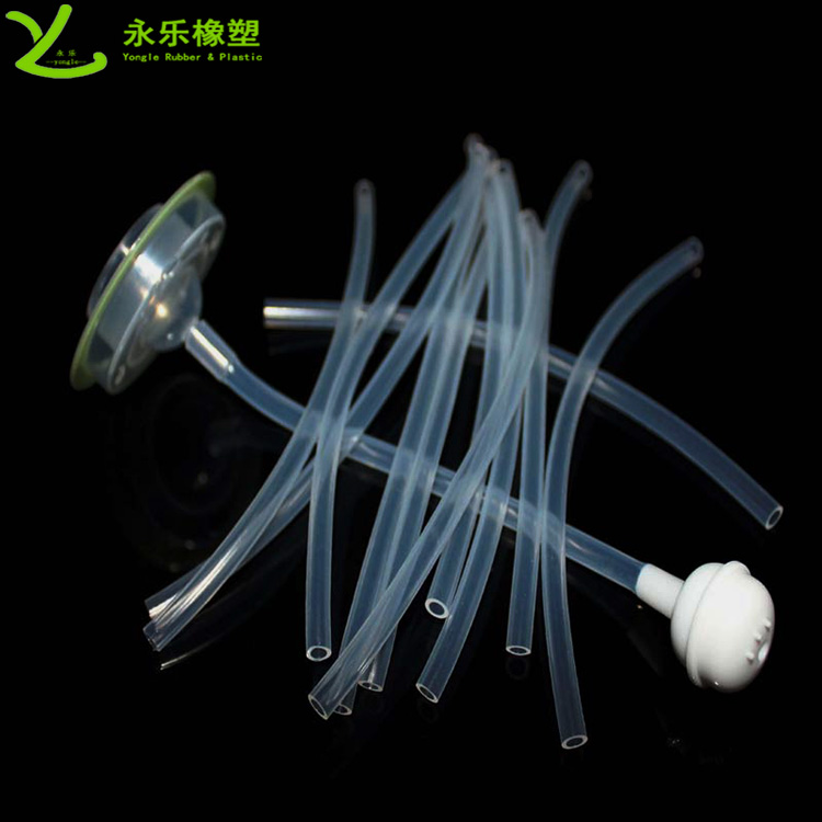 擠出奶瓶硅膠管，食品級(jí)透明奶瓶硅膠管，耐高溫硅膠管