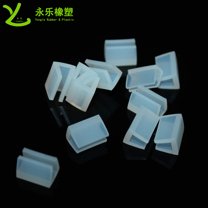 路燈硅膠U形密封條，燈具U形硅膠包邊條，U形燈具防水密封條