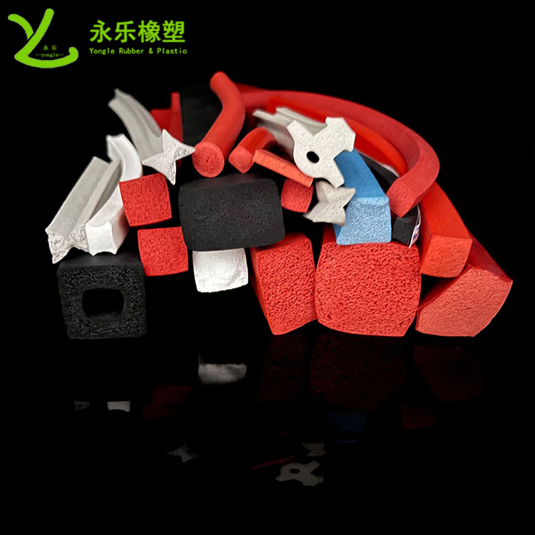 擠出發(fā)泡硅膠條，防水發(fā)泡硅膠條，耐高溫發(fā)泡硅膠條