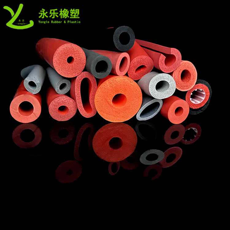 擠出發(fā)泡硅膠管，耐高溫發(fā)泡硅膠管，耐老化發(fā)泡硅膠管