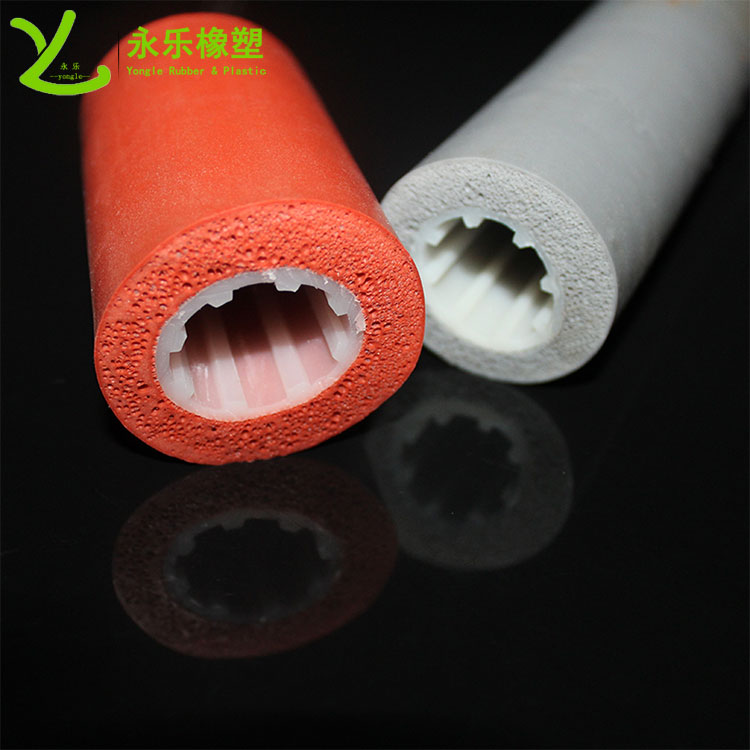 復(fù)合發(fā)泡硅膠管，耐高溫發(fā)泡硅膠管，保溫發(fā)泡硅膠管