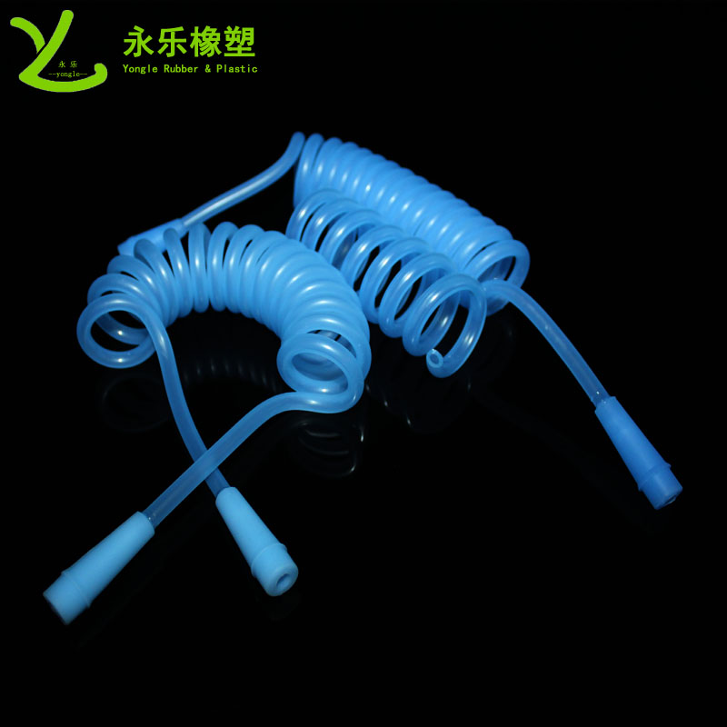 伸縮型彈簧硅膠管,醫(yī)療硅膠彈簧導(dǎo)流管,醫(yī)用彈簧式硅膠管
