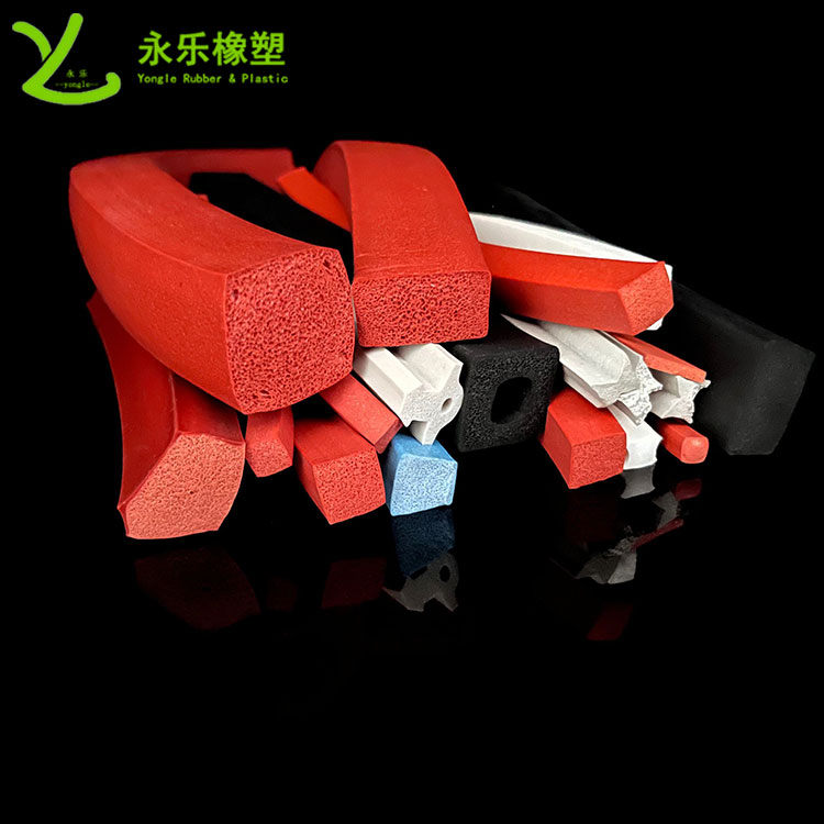 擠出發(fā)泡硅膠條，防水發(fā)泡硅膠條，耐高溫發(fā)泡硅膠條