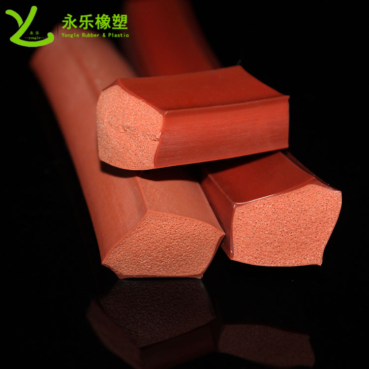 北辰擠出復(fù)合發(fā)泡硅膠條，耐高溫復(fù)合發(fā)泡硅膠條，耐老化復(fù)合發(fā)泡硅膠條